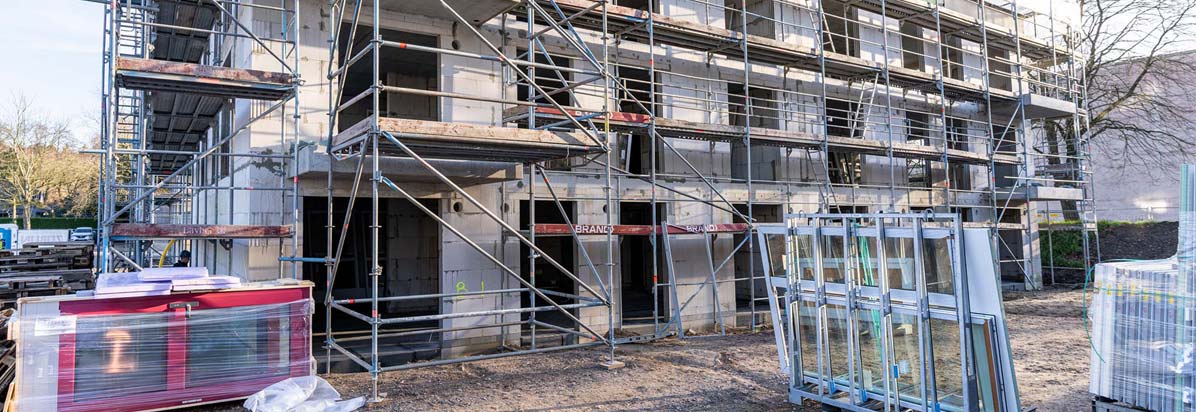 Itzehoe Baustelle Ansicht von außen